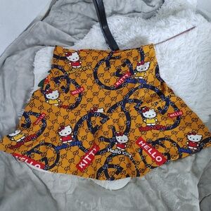 Hello Kitty Print Skort